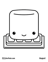Coloring pages coloringges easy andute kawaii food for girls. Free Kawaii Coloring Pages Coloring Home