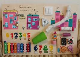 Busy Board Quot Baby Girl Quot Activity Board Sensory Board Montessori Educational Toy Woode Baby Activity Board Busy Board Baby Busy Boards For Toddlers