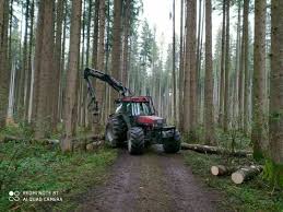 Verkaufe Case Maxxum Forstschlepper Mit Doppeltrommelwinde Und Crab Forstkran Forstaufbau Ist Von Case M Forstschlepper Schlepper Arbeitsraum In Der Garage