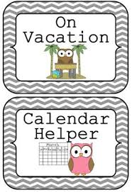 Owl Job Chart Printable Free Owl Theme Kindergarten
