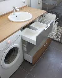 Comment Cacher Votre Lave Linge 12 Designs De Meubles Pour Recouvrir Votre Machine A Laver Atlantic Bain Travaux Salle De Bain Idee Salle De Bain Lave Linge Salle De Bain