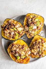 Vegan Stuffed Acorn Squash Recipe Acorn Squash Apple Recipe Vegan Savory Apple Recipes