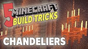 How do i make a chandelier? 5 Minecraft Build Tricks Chandeliers And Hanglamps Youtube