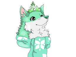 Blue And White Arctic Wolf From Animal Jam Animal Jam Arctic Wolf Japanese Anime