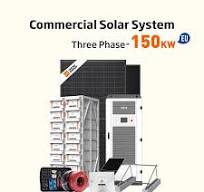 150kW Hybrid Solar System 315kWh HV Storage Three-Phase ESS ...