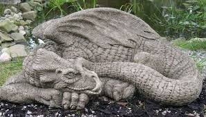 Maybe you would like to learn more about one of these? Pin By Deadwood On Dragons I Can T Help It Dragon Garden Dragon Decor Garden Statues