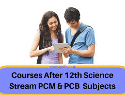 List Of Courses After 12th Science Stream Pcm Pcb Pcmb Subjects
