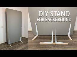 Diy Stand Holders For V Flat Background Board Youtube Diy Backdrop Stand Flat Background Portable Backdrop