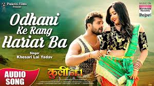 Coolie No 1 Song Odhani Ke Rang Hariar Ba Audio Bhojpuri Video Songs Times Of India