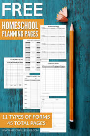 Click here for hundreds of free homeschool printables! Free Homeschool Planning Pages My Joy Filled Life
