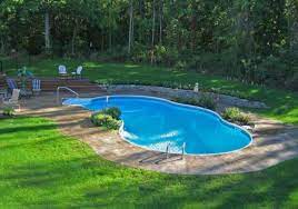 58 Simple Patio Decor Ideas On A Budget Roundecor Inground Pool Landscaping Pool Landscaping Pools Backyard Inground