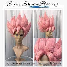 Super Saiyan Rose Wig Photo Tutorial Wigs Super Saiyan Rose Bad Wigs
