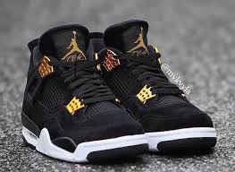 Black And Gold Retro 4s Pinterest Mvkvyla Jordan Shoes Girls Hype Shoes Sneakers Fashion