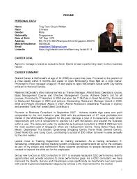 Mcdonalds crew trainer resume examples. Mcdonalds Job Description For Resumes Lesal