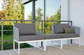 Get the best deals on aluminium patio & garden furniture sets. Modern Aluminum Textilene Outdoor 3 Seater Sofa Balcony Contract Hotel Mega Rich