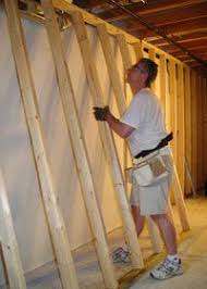 The new drywall will conform to the framing, so it must be plumb, level, and straight. Wondering How To Frame A Wall This Section Will Provide Basic Framing Tips To Help You As Y Basement Remodeling Basement Renovations Unfinished Basement Walls