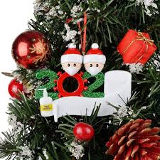 Here's a last minute christmas surprise you can spring on your friends and family with almost no extra effort and zero cost: Ornaments 2020 Dated Quarantine Survivor Family Christmas Decorating Set Diy Creative Xmas Gift For Healthcare Workers Grandkids 1pc Personalized 2 5 Family Covid Quarantine Christmas Ornament Home Kitchen