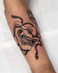 Samurai maske tattoo hannya maske tattoo oni mask tattoo hanya tattoo neue tattoos dog tattoos tattoo drawings sleeve tattoos tatoos. 30 Best Oni Mask Tattoo Check These Stunning Design Ideas 2021 Updated Saved Tattoo