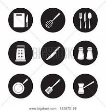 Antique wire kitchen utensils, vintage whisks, whippers, strainer spoon. Kitchenware Black Vector Photo Free Trial Bigstock