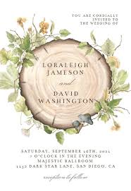 Help older guests with their tech! Forest Wreath Wedding Invitation Template Free Greetings Island