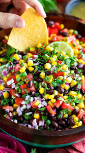 Black Bean And Corn Salsa Recipe Southern Living Black Bean Salsa Recipe Peas And Crayons Recipe In 2020 Recipes Whole Food Recipes Healthy Recipes