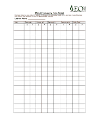 Mand Frequency Data Sheet Favorite