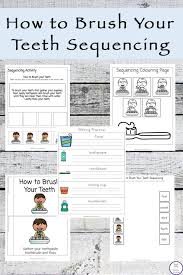 590x786 free printable tooth chart tooth coloring pages printable tooth. How To Brush Your Teeth Sequencing Pack Simple Living Creative Learning