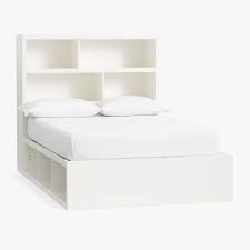 Queen bed rails for headboard and footboard. Store It 6 Cubby Teen Bed Storage Headboard Set Pottery Barn Teen
