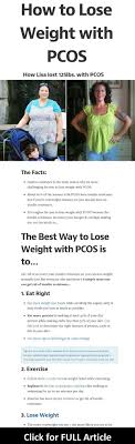 How She Lost 125 Pounds Even With Pcos Pcos Diet Plan Pcos Pcos Diet