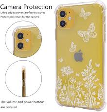 Iphone 11 case white flowers. Buy Lien Iphone 11 Case Clear Flower Design Transparent Tpu Shockproof Bumper Protective Case Cover Case For Iphone 11 6 1 Inch White Flowers Online In Hungary B08c73b3d5
