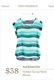 Papermoon Holden Scoop Blouse Really Like The Colors On