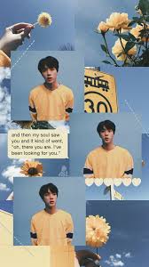 Seokijin Aesthetic Wallpaper Credits To Twitter Btsbangtanlocks C Seokjin Jin Wallpaper Lucu Lucu Gaya Poster
