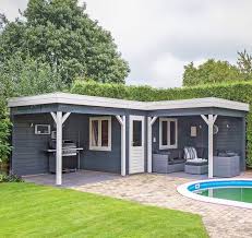 Lugarde Gartenhaus Prima Esmira Pr40 Grosses Modernes Gartenhaus Mit Vordach Und Flachdach High Chinese Aid In 2020 Summer House Wooden Summer House Garden Spaces