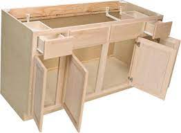 This beautiful ariel cambridge 48, 54 or 60 single sink bathroom cabinet is the perfect vanity to fit any bathroom and is available in espresso, grey, midnight blue or white vanity colors. Quality One 60 X 34 1 2 Sink Kitchen Base Cabinet At Menards