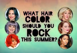 What Hair Color Should You Rock This Summer Hair Color Hair Quiz Dye My Hair