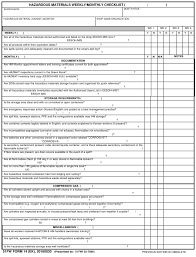 Sheet for recording donations, with columns for name, amount, type of payment, and donor's gift. 51 Fw Form 14 Ek Download Fillable Pdf Or Fill Online Hazardous Materials Weekly Monthly Checklist English Korean Templateroller