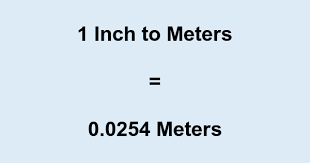 1″ to Meters – What is 1 Inch in Meters?