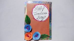10 creative and easy greeting card making ideas for children. Diy Teachers Day Card Handmade Teachers Day Card Making Idea Diy Greeting Card Idea Creative Art