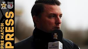 Mark Bonner pre-Grimsby Town Press Conference