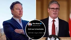 Keir Starmer slams Elon Musk's claim 'civil war is inevitable' following UK riots | LBC