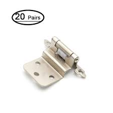 Kitchen pulls (knobs, handles), hinges, drawer slides, lazy susans and other kitchen cabinet we have now added a new color to our great selling brushed steel ( brushed nickel ) bar. Satin Nickel 3 8 Inch Inset Cabinet Hinges 20 Pairs 38snb Goldenwarm
