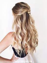 One And Done Hair Styles Down Hairstyles For Long Hair Half Up Hair