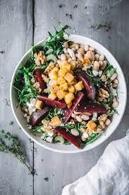 Rote Bete Salat Mit Knusper Croutons Rote Bete Salat Croutons Rezept Rote Bete Salat