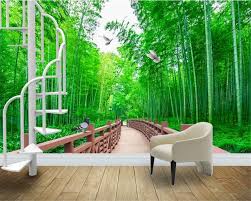Beibehang المتقدمة شخصية خلفيات الممر هادئة المشهد اللوحة الطازجة الخيزران الغابات الطريق خلفية Papel دي Parede Papel De Parede De Paredebamboo Forest Aliexpress