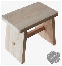 wooden stools