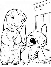 Lilo and stitch coloring pages. Lilo Stitch Coloring Pages Learny Kids