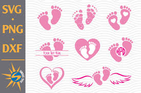 Free baby it's covid outside svg dxf png & jpeg. Free Download Transparent Silhouette Baby Feet Svg Available In All Formats