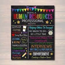 Human Resources Professional Inspirational Art Hr Manager Gift Office Decor Printable Wall Art Hr Assistant Poster Gift Human Resources Human Resources Humor Human Resources Quotes