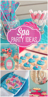 Spa Birthday Kyla S Spa Tacular Party Catch My Party Kids Spa Party Girl Spa Party Spa Party