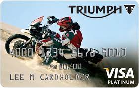 Yzone ata nagaccept ng credit card straight. Triumph Introduces Visa Platinum Credit Card Motorcycle Powersports News